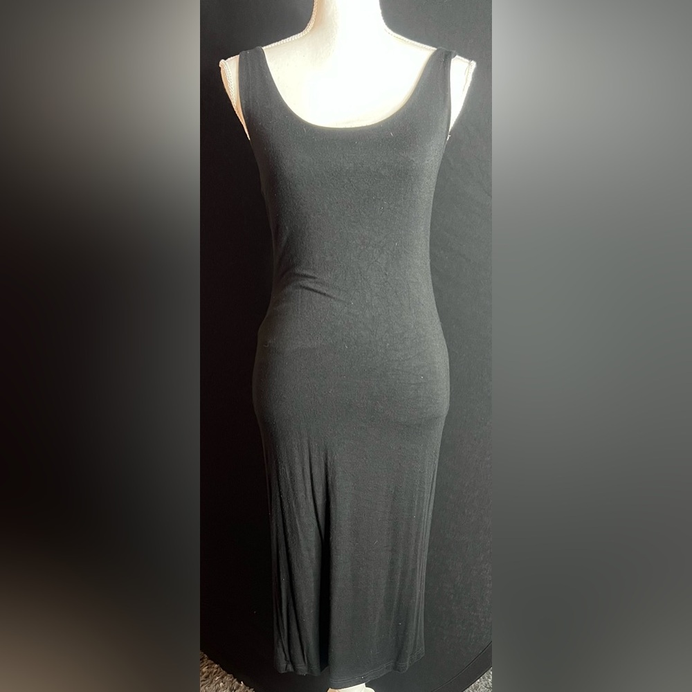 Popular Basics Black and Floral Dress